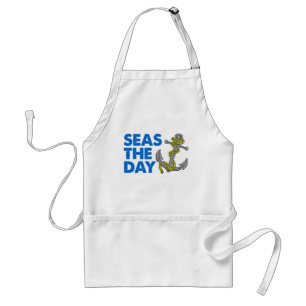 Avental Seas The Day Anchor Apron