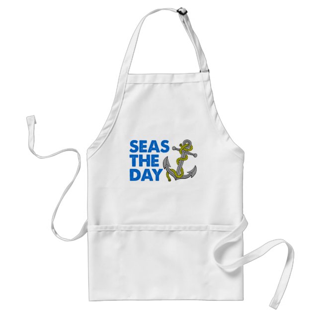 Avental Seas The Day Anchor Apron (Frente)