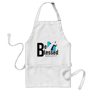 Avental Seja Bendito com o Cross & Scripting Apron