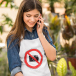 Avental Sem sinal de fotografia<br><div class="desc">Apresentando o design gráfico "Sem Fotografia" com uma câmera com uma linha vermelha em negrito! Esse design elegante e na moda é perfeito para quem quiser fazer uma declaração sobre o uso da fotografia em seu espaço ou evento. Quer você seja um fotógrafo profissional que procura proteger seu trabalho ou...</div>