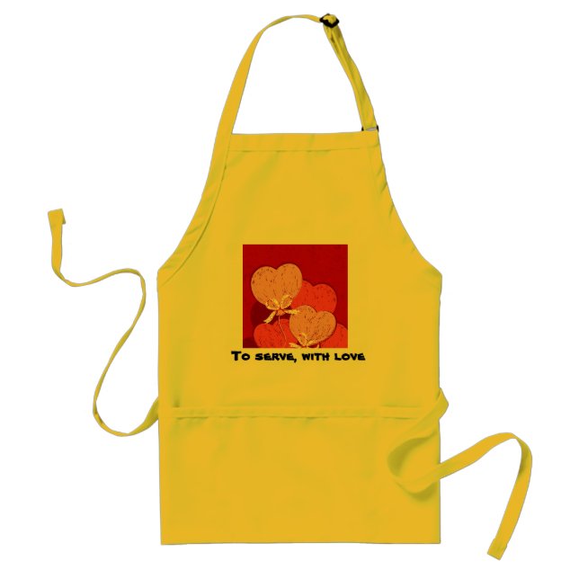 Avental Servir com Apron do Amor (Frente)