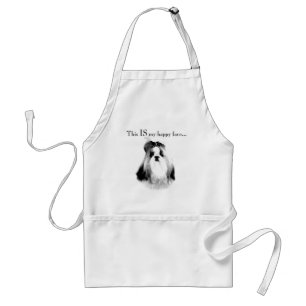 Avental Shih Tzu Happy Face