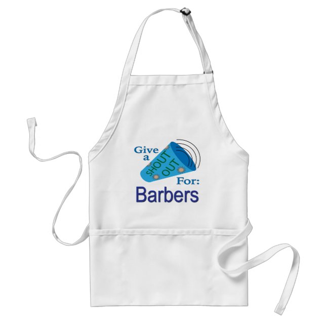 Avental Shout Out for Barbers (Frente)