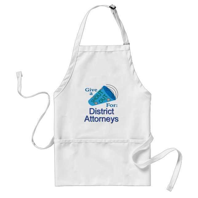 Avental Shout Out for District Attorney (Frente)