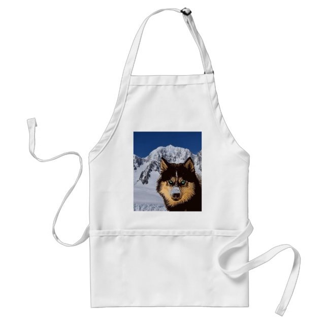 Avental Siberian Husky Apron (Frente)