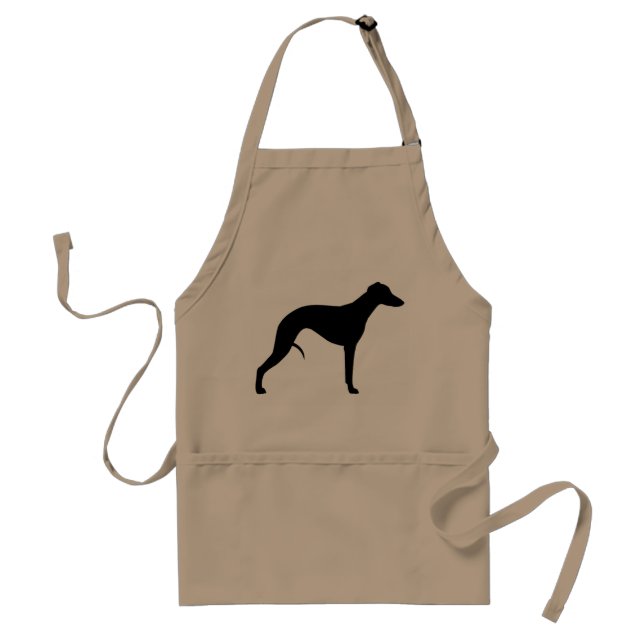Avental Silhouette de Whippet (Frente)