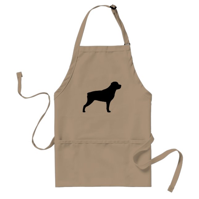 Avental Silhouette Rottweiler (Frente)
