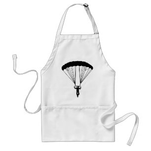 Avental silhueta de skydiver