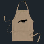 Avental Silhueta Raposa em Execução<br><div class="desc">Fox Silhouette Apron</div>