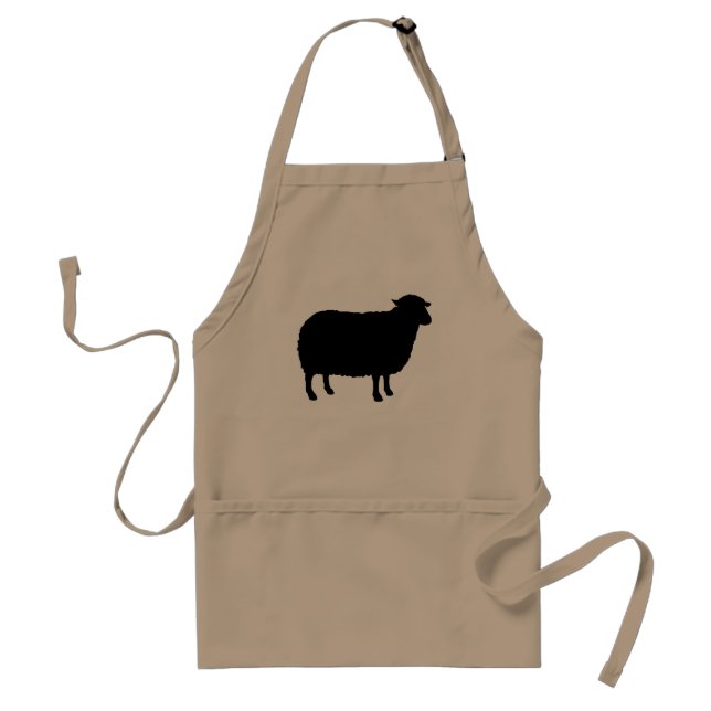 Avental Silhuette Black Sheep (Frente)