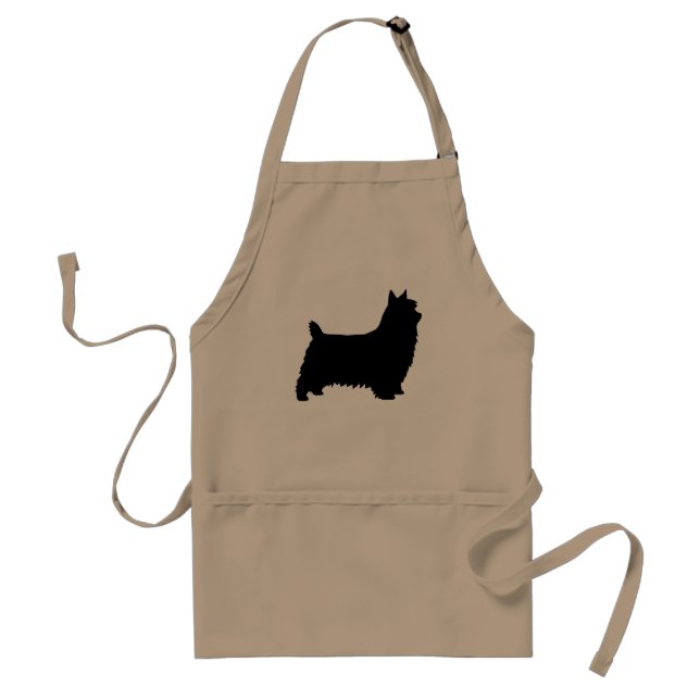 Avental Silky Terrier Silhouette (Frente)