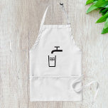 Avental Símbolo de água da torneira<br><div class="desc">Apresentando nosso símbolo de água da torneira "Pura Pura" Apron - a combinação perfeita de estilo e consciência ecológica! Este avental único não só adiciona um toque de talento à sua roupa de cozinha, como também defende a essência da sustentabilidade. 🚰 **Elegância simbólica:** Adote a simplicidade e a pureza da...</div>
