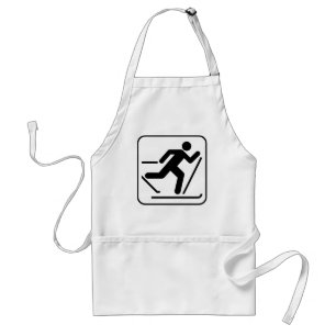 Avental Símbolo de Esqui Cross Country Apron