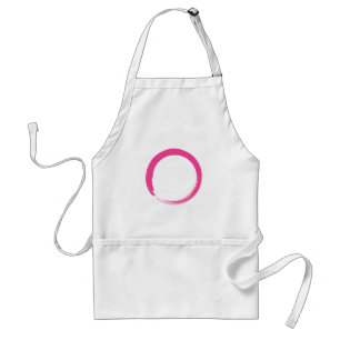 Avental Símbolo Zen Rosa / Círculo Enso