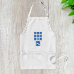 Avental Sinais de acessibilidade em cadeira de rodas<br><div class="desc">Uma série de diferentes sinais de acessibilidade a cadeiras de rodas. Esta design parece realmente eficaz nestes Apron</div>