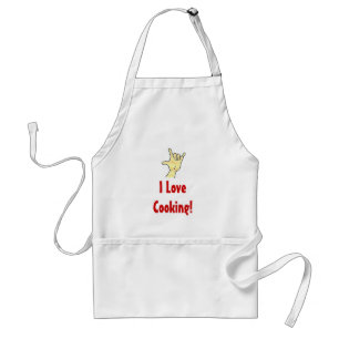 Avental SLGreetings 118_2, eu amo cozinhar!