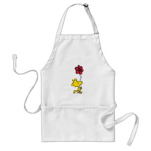 Avental Snoopy So Sweet Flower Pattern