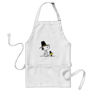 Avental Snoopy & Woodstock Pilgrim
