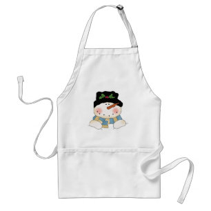 Avental Sorrindo Camisetas e presentes de boneco de neve