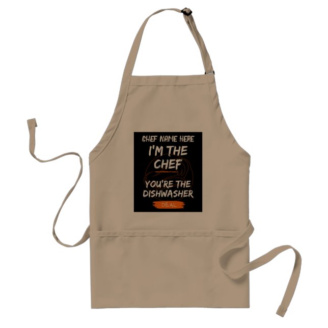 Avental Sou o Chef Apron (Frente)