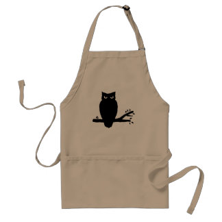 Avental Spooky Owl Silhouette
