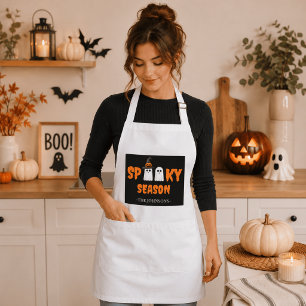 Avental Spooky Season Apron - Presente de Cozinha Dia de a