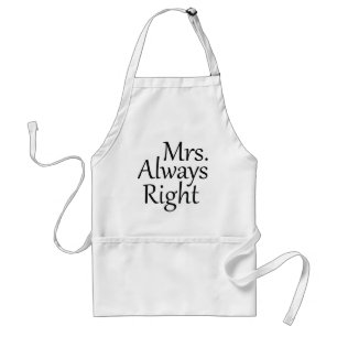 Avental Sra. Always Right