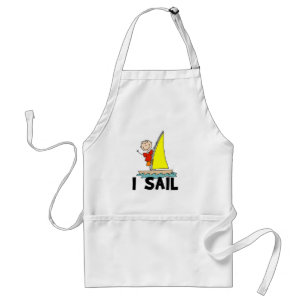 Avental Stick Figure Boy I Sail