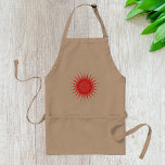 Avental String Art Apron<br><div class="desc">Apresentando a nossa mesmerante "Conexão Eterna" Arte Vermelha de Cordas, uma obra de arte cativante que lindamente entrelinha criatividade e simbolismo. Esse design único apresenta um intrincado padrão de cordas vermelhas, meticulosamente arranjado para criar uma impressionante representação visual de conexões eternas e possibilidades ilimitadas. Nossos artistas talentosos criaram magistralmente esta...</div>