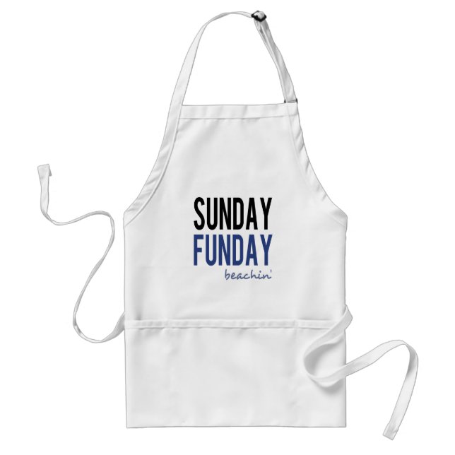 Avental Sunday Funday Beachin' (Frente)