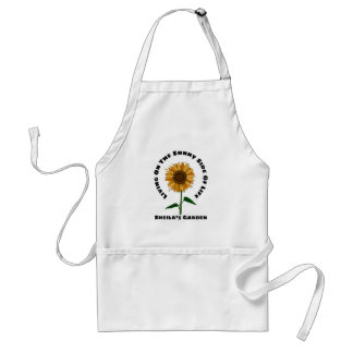 Avental Sunny Sunflower Personalize Amantes De Jardinagem