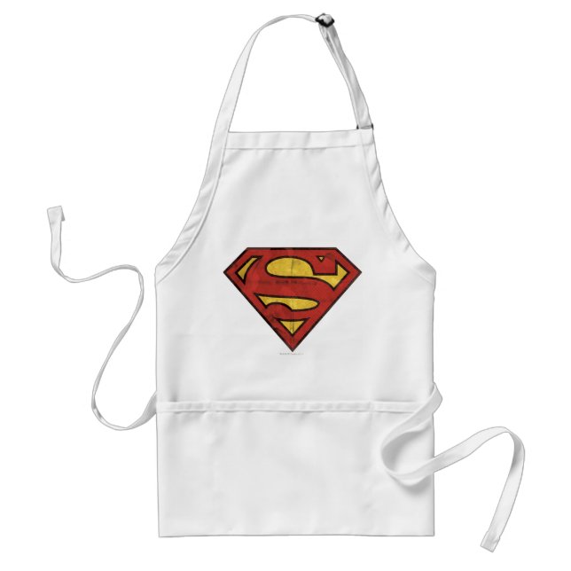 Avental Superman S-Shield | Grunge Logo (Frente)