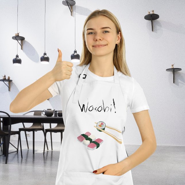 Avental Sushi Apron Oficial - Personalizado (Criador carregado)