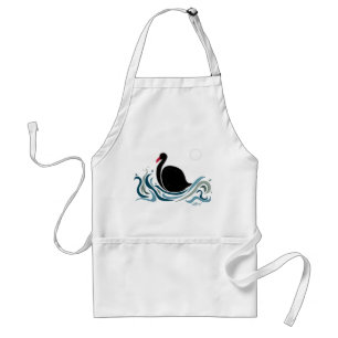 Avental Swan Negro