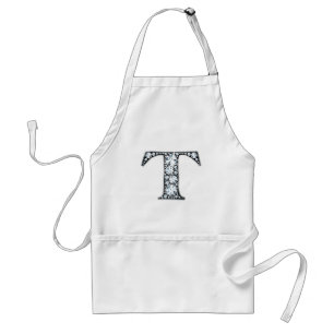 Avental "T" Diamond Bling Apron