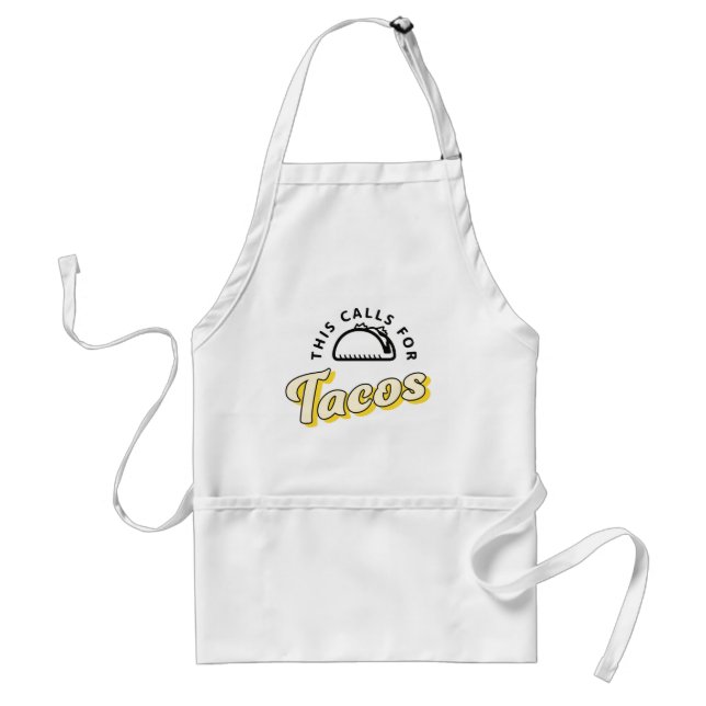 Avental Tacos Apron | Este convite à apresentação de pedid (Frente)
