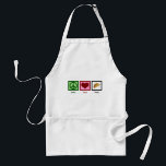 Avental Tacos do amor da paz<br><div class="desc">De toda a comida mexicana, os tacos são meu favorito.</div>