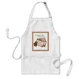 Avental Tantas Receitas, Tão Pouco Tempo Apron