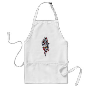 Avental Tatuagem tribal com crânio