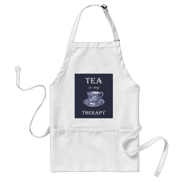 Avental Tea É Minha Terapia Apron (Frente)