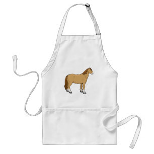 Avental Tema da Equina do Chestnut Shaggy
