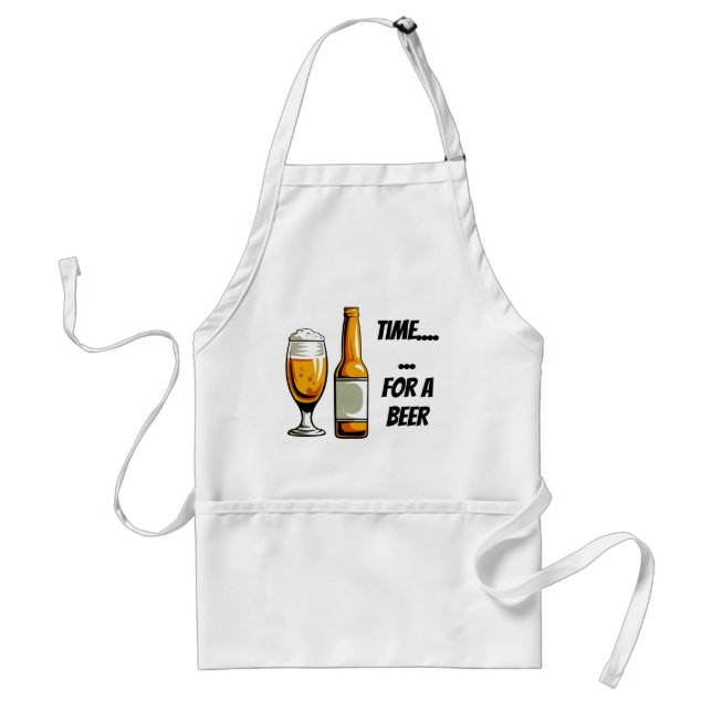 Avental Tempo para um Beer Apron (Frente)
