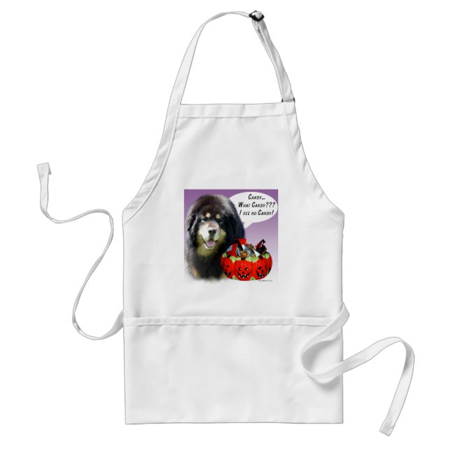 Avental Tibetano Mastiff Halloween Candy (Frente)