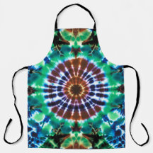 Avental Tie Dye em Tons Terrosos