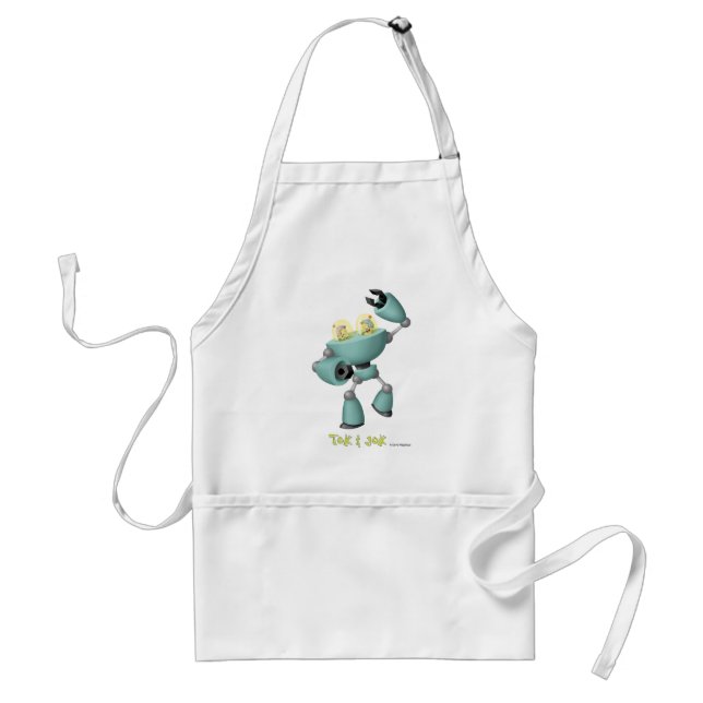 Avental Tok & Jok TokBot vs JokBot Light Aprons (Frente)