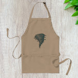 Avental Tornado Apron<br><div class="desc">Um tornado é um evento climático incrível e aterrorizante. Este design é um tornado que se transformou num frenesi. O tornado parece estar carregando muito poder. Este design de tornado parece excelente neste avental. Perfeito para si mesmo ou como presente</div>