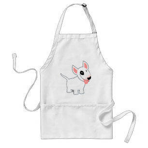 Avental Touro de Cartoon Bonito Terrier Cozinhar Apron