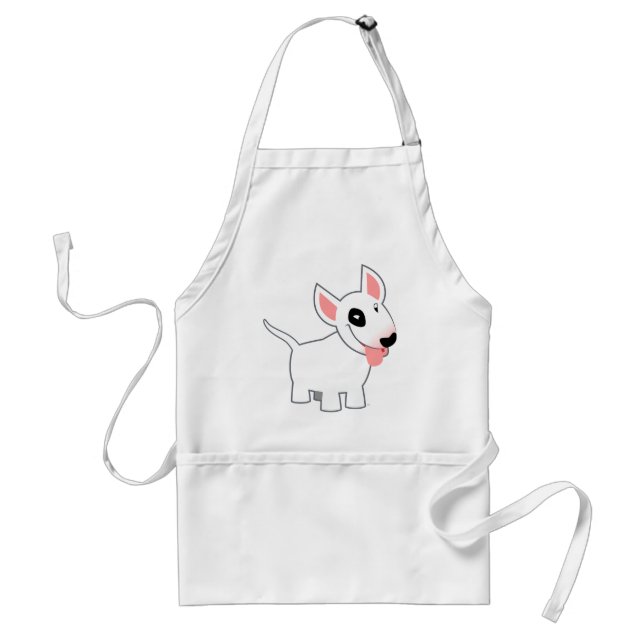 Avental Touro de Cartoon Bonito Terrier Cozinhar Apron (Frente)