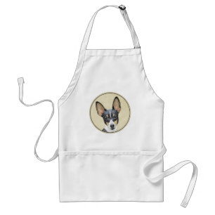 Avental Toy Fox Terrier Painting - Cute Original Dog Art