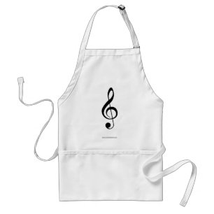 Avental Treble Clef Apron